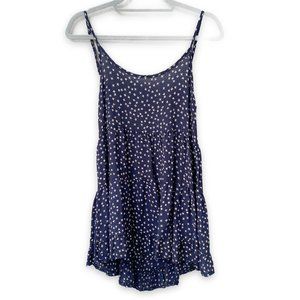 John Galt - Brandy Melville, Open Back, Blue, Shirt Dress, Adjustable Strap, OS